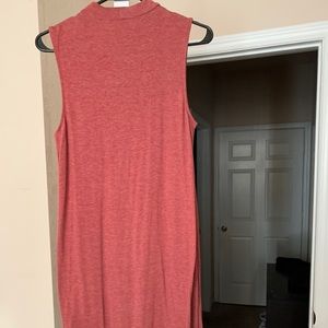 Dusty rose color dress Size XL. Midi